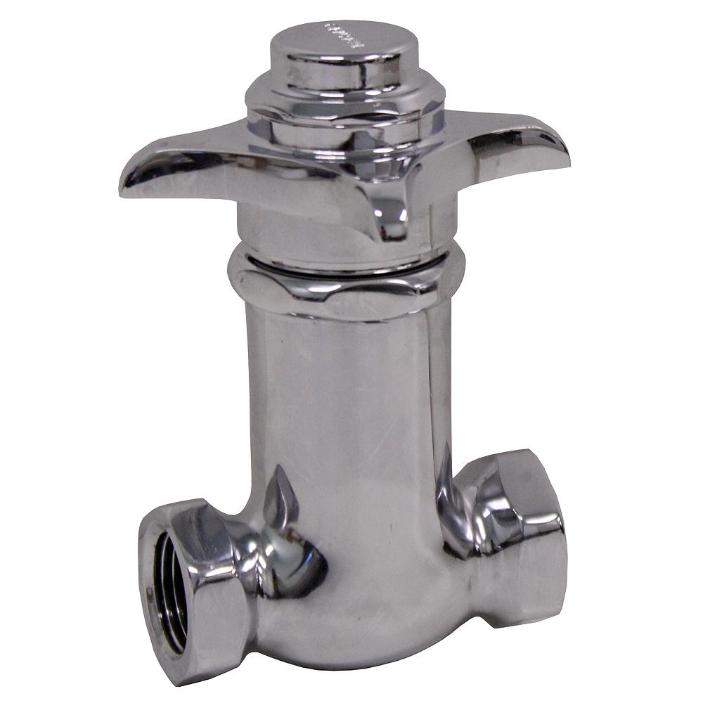 Self Closing Straight Stop Central Brass