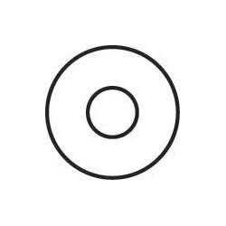 Flat Bibb Washer 000 S 1/8 Flat 15/32 Inch OD - 10 Pack