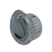 Knob Handle Kit with White Chrome Insert for Posi-Temp Single Handle Tub and Shower
