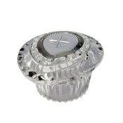 Handle Knob Chateau Lav Single Handle White/Chrome, Moen