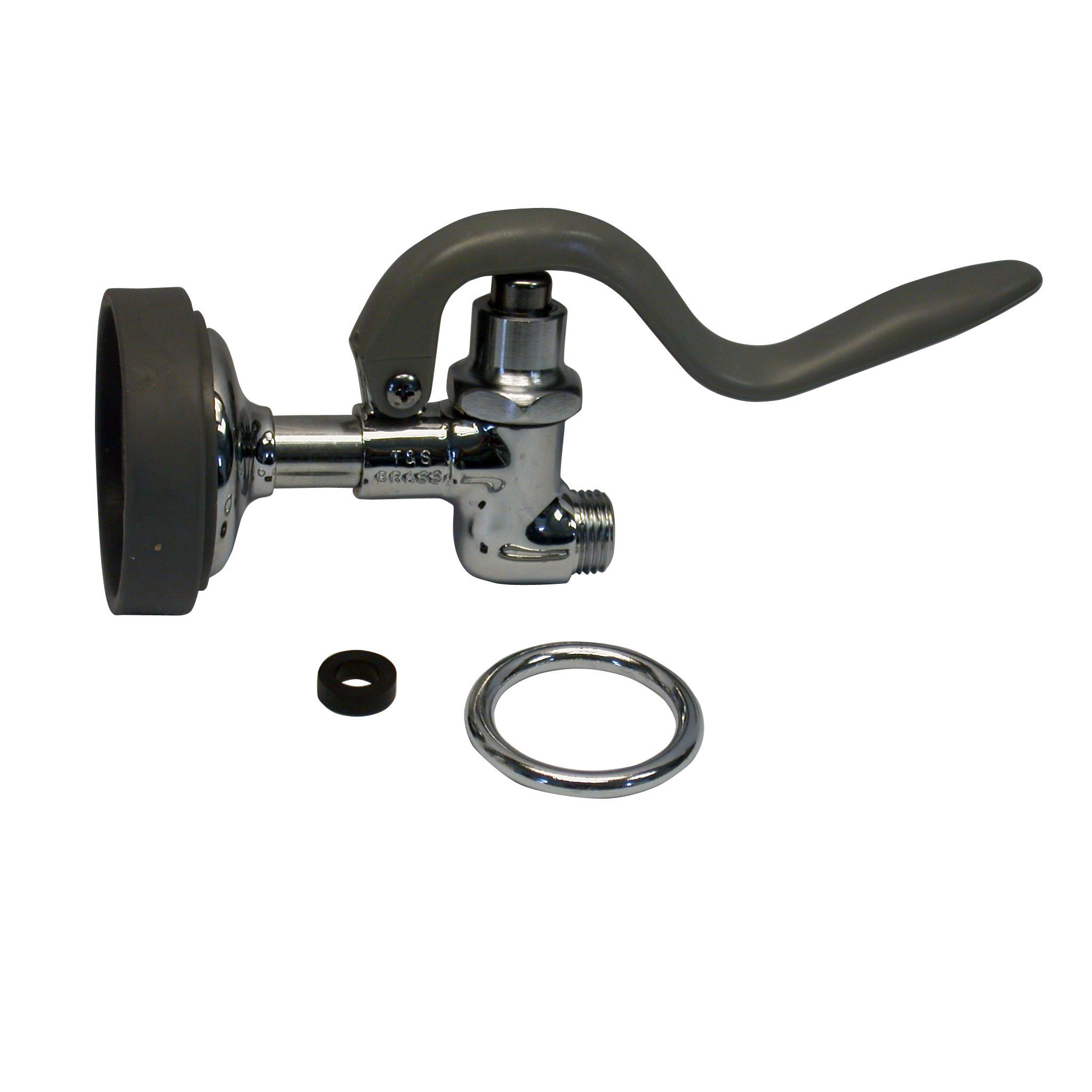 Spray Valve with Gray Rubber Bumper & DOE Spray Face (1.15 GPM / 7.5 Oz-f at 60 PSI)