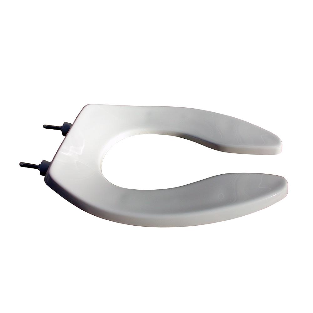 Toilet Seat, ELG OF less Cover, Check Hinge, White, Plastic