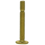 Snap-Off Brass Closet Bolts with Oval Washers and Nickel Nut