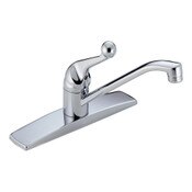 134/100/300/400 Series: Single Handle Kitchen Faucet 1.8 GPM Chrome