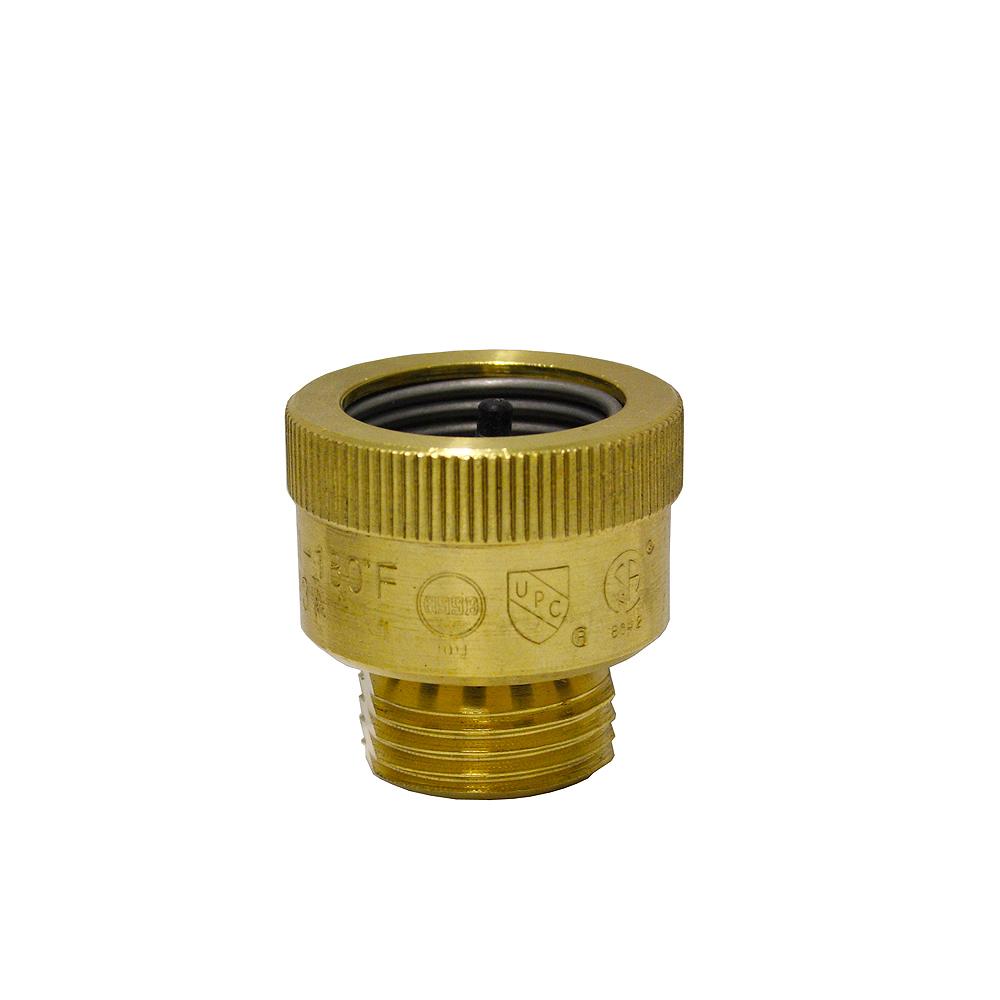 Brass Vacuum Breaker, 3/4 Inch Hose Connection, Non Removable, Series 8