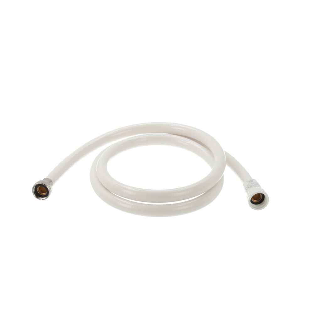 60 Inch White Shower Hose Saniguard