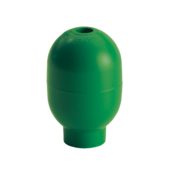 Eyewash Head, Model Sp11Fc Green Abs Plastic Anti-Surge Soft-Flo Eyewash Head.