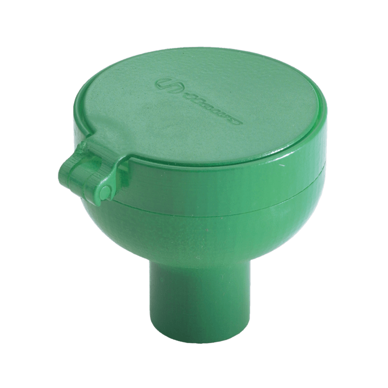 Eye/Face Wash Head, Model Sp21Fc Abs Green Plastic Eye/Face