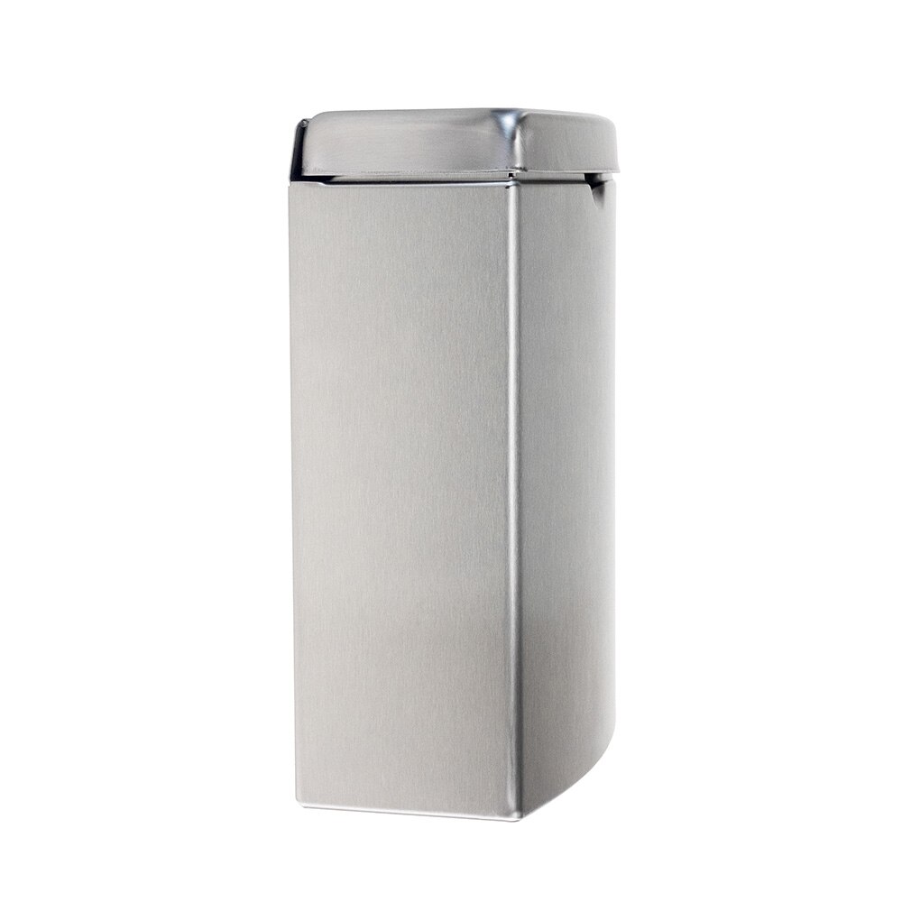 Sanitary Napkin Disposal, Surface-Mounted, Satin Finish, 1-Gallon, Contura Series, Bobrick