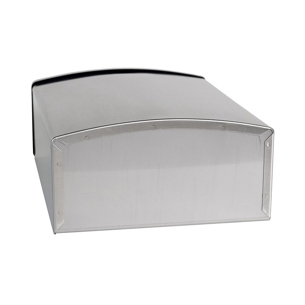 Sanitary Napkin Disposal, Surface-Mounted, Satin Finish, 1-Gallon, Contura Series, Bobrick