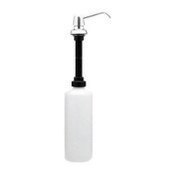 Counter-Mounted Manual Top-Fill Liquid Soap Dispenser, 4 In Spout, Polished Chrome, 34-Fl. Oz.