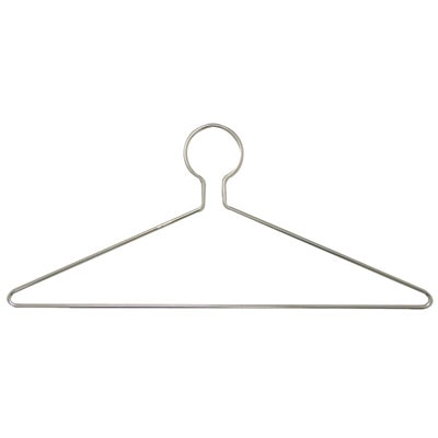 Closed Loop Stainless Steel Hangers (Pack of 12)