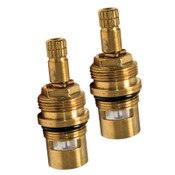 Faucet Rebuild Kit Includes Two Stems Hot and Cold