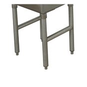 Leg Assembly Galvanized with Plastic Bullet Feet Advance Tabco