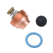Valve Repair Kit Includes Retainer Nut, Stem Return Spring, Stem Bushing, O-Ring, Stem O-Ring, and Stem