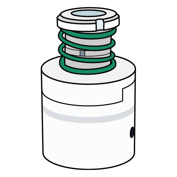 Green Spring Cartridge Regulator for Push Bar, For Use With Elkay and Halsey Taylor Drinking Fountains