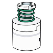Green Spring Cartridge Regulator for Push Bar, For Use With Elkay and Halsey Taylor Drinking Fountains