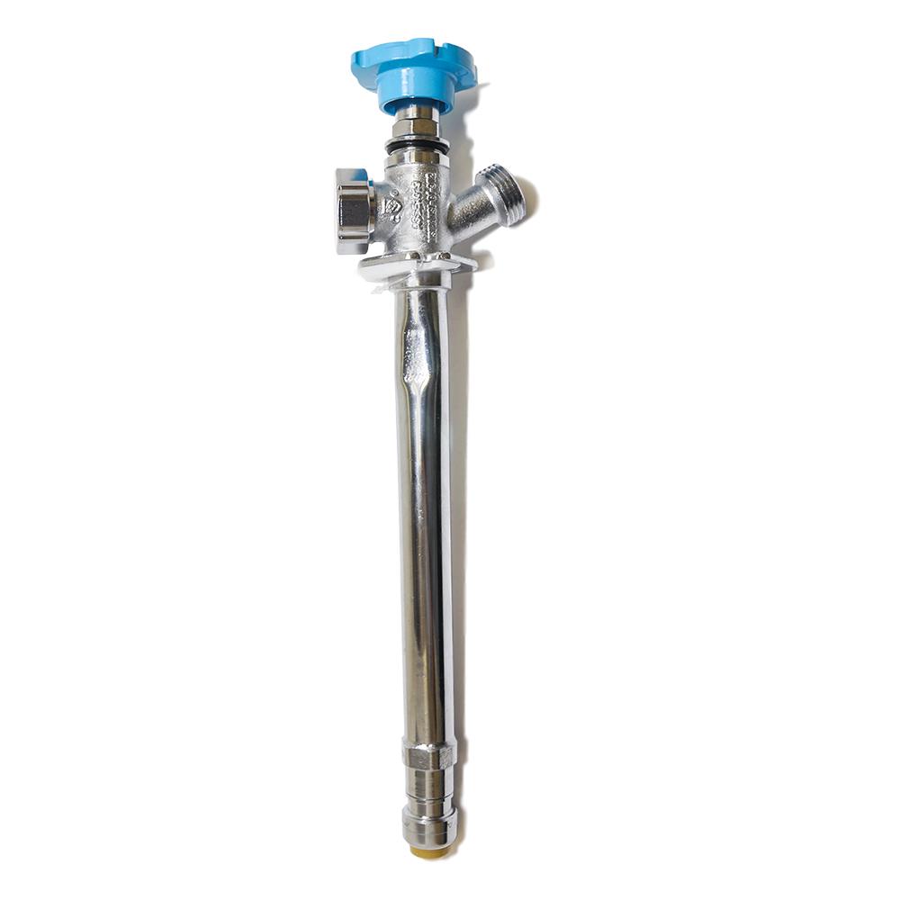 Push-To-Connect X 3/4” Mht 8" Anti-Siphon Frost-Free Sillcock, 1/2"