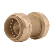 Brass Push Coupling, 1-1/2 In X 1-1/2 In, Lead Free, SharkBite