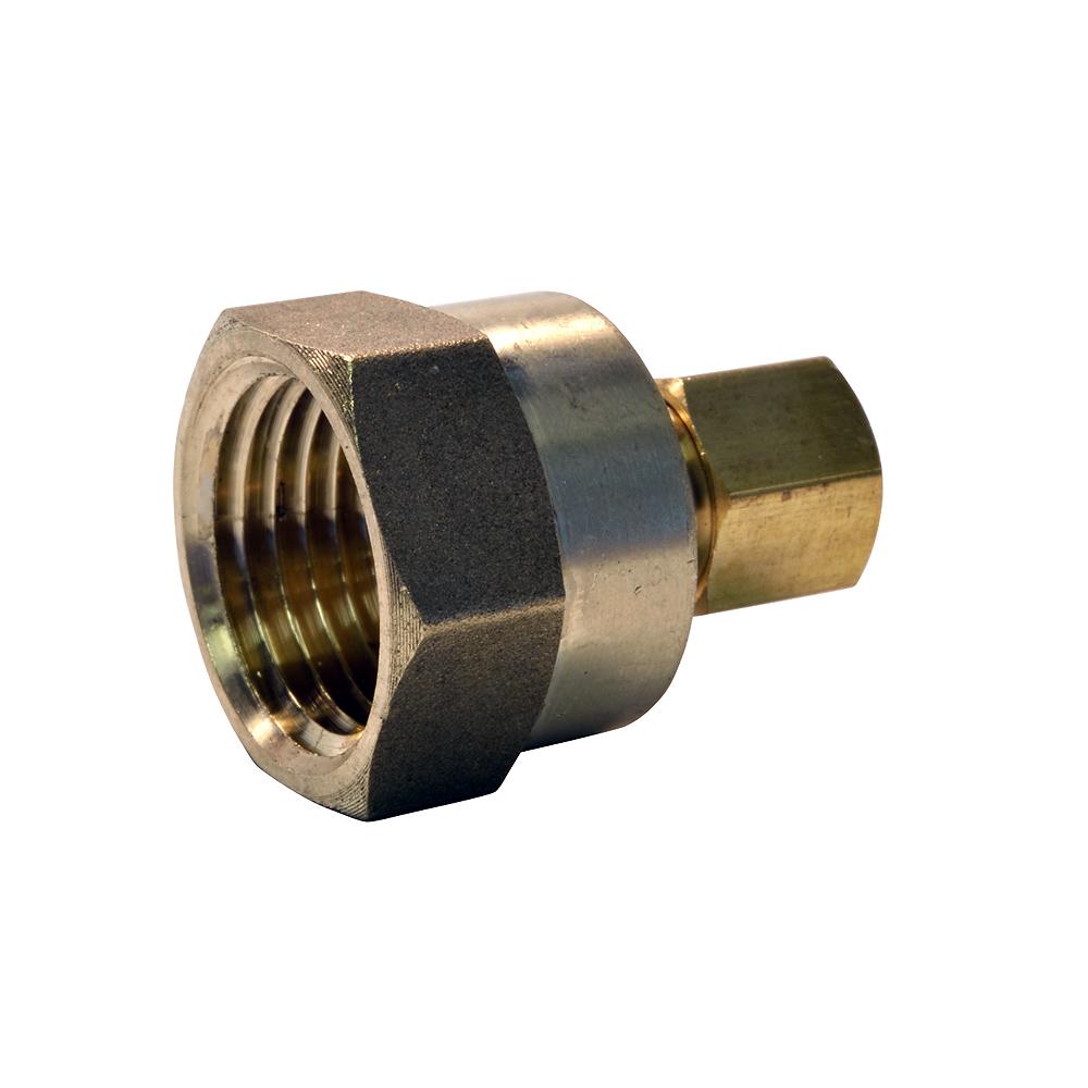 Adapter Female 1/4Od X 1/2 Fip