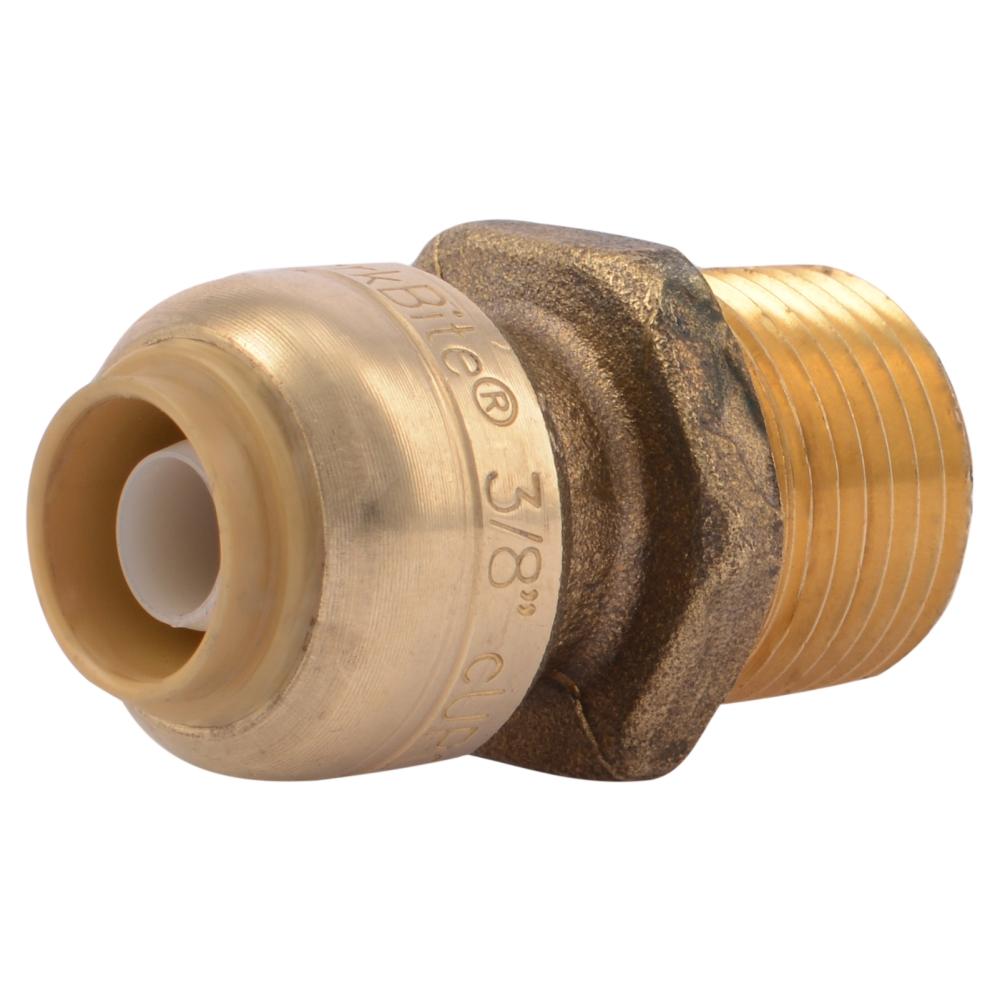 Connector Reducing Male 3/8 Inch (1/2 Inch OD) X 1/2 Inch MNPT