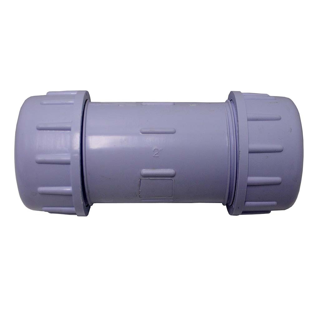 Dressler Coupling 4 Inch PVC Plastic