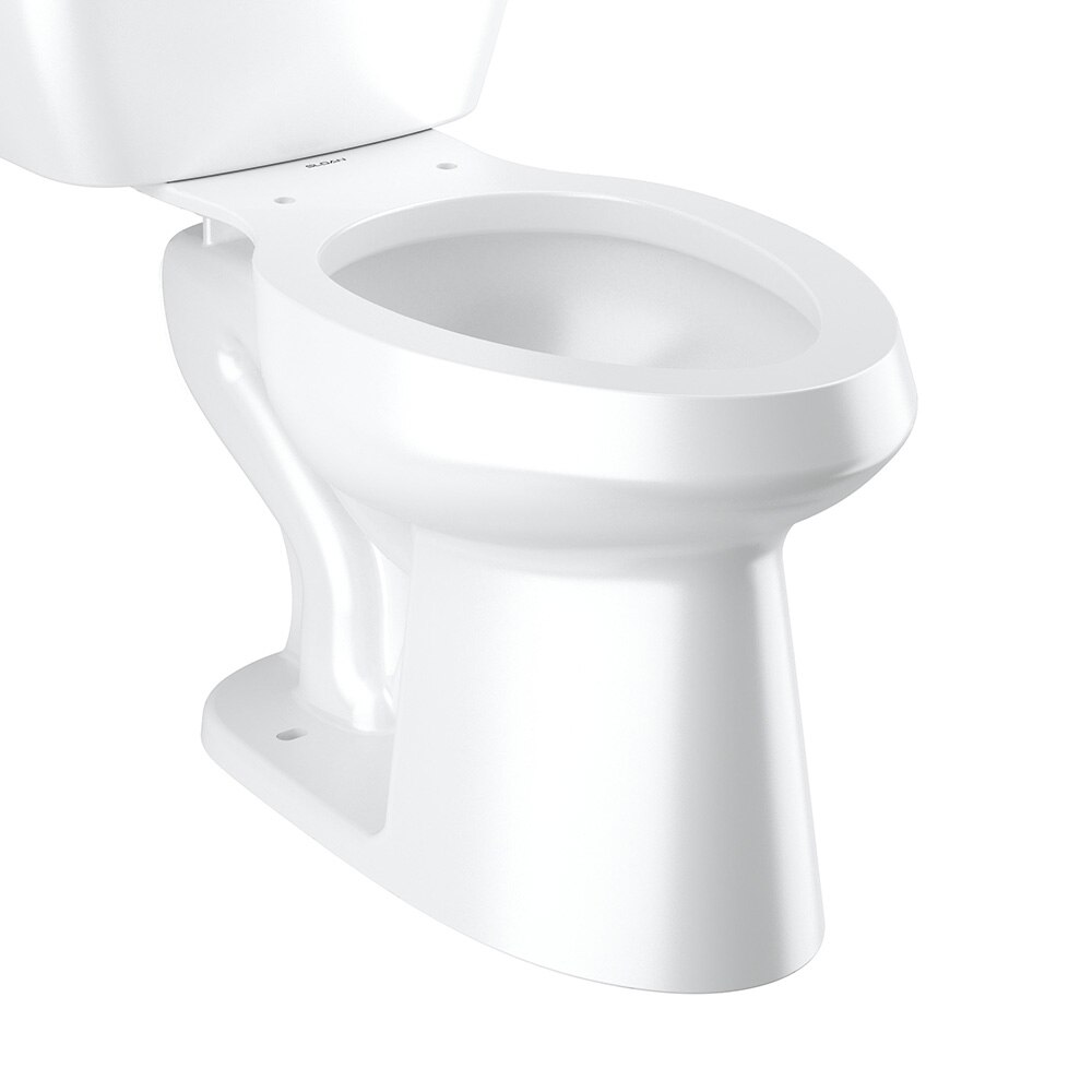 White China Closet Bowl Only, Pressure Assisted, Universal Flush 1.0-1.6 GPF, ADA, ST8029 Sloan