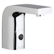 Touch-Free, Programmable Faucet With Above-Deck Electronics, Dual Supply For Hot And Cold Water; St