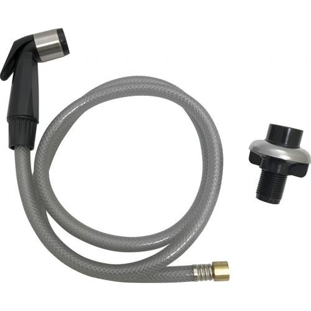 Side Spray With Hose (Black) And Deck Flange, 4 Ft. Vinyl Ny