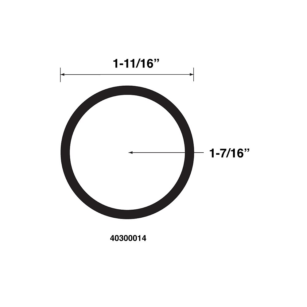 O-Ring 1 1/4 X 1 X 1/8 Inch 10 Pack