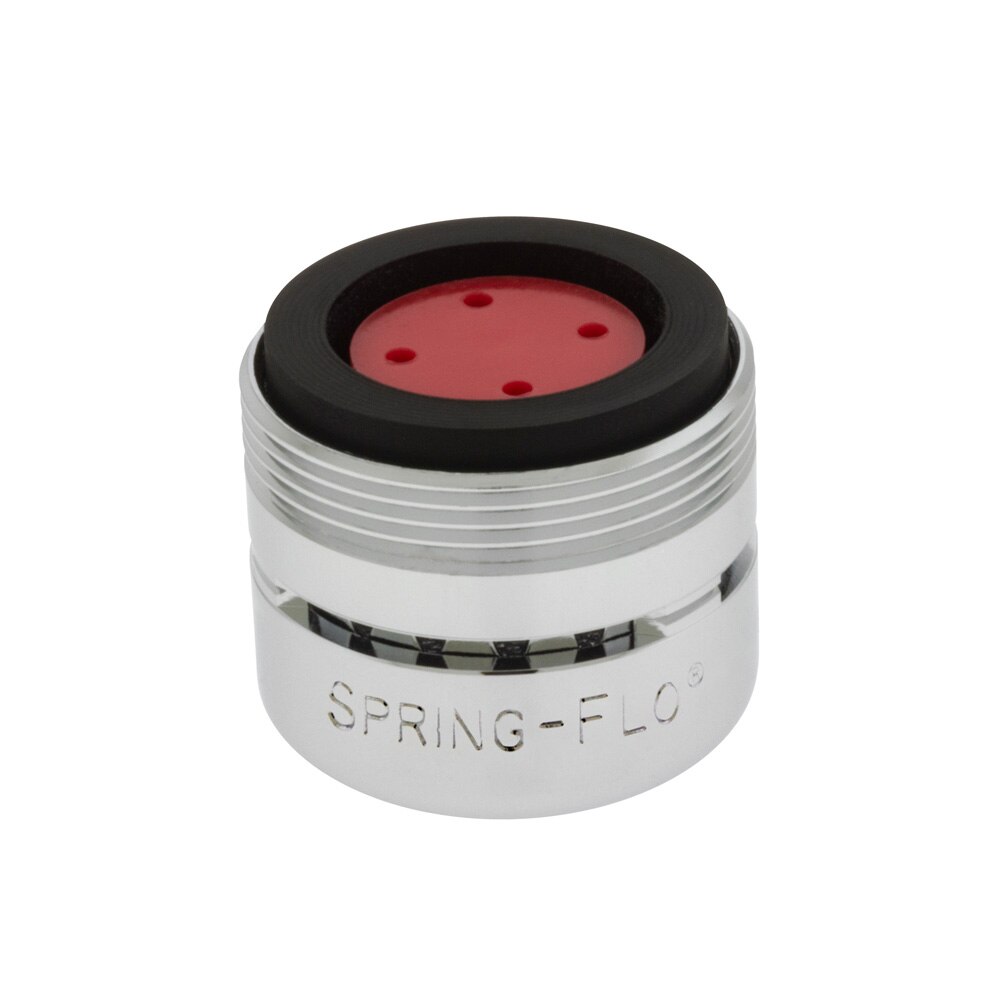 1.8 GPM Aerator Spring-Flo Slotted 15/16-27 x 55/64-27 Dual Thread Chrome Plated