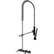 Pre-Rinse Fitting With Adjustable Centers, Ceramic 1/4-Turn Operating Cartridge With Integrated Che