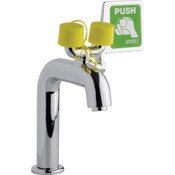Retrofit Safety Eyewash/Faucet Fitting, 3/8" Compression Inlet, Pressure Compensating Laminar Flow
