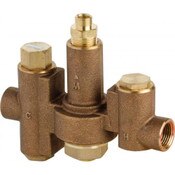 Emergency Fixture Thermostatic Mixing Valve With Cold Water Bypass, Flow Rate: 0.5 - 9.8 GPM @ 30 P