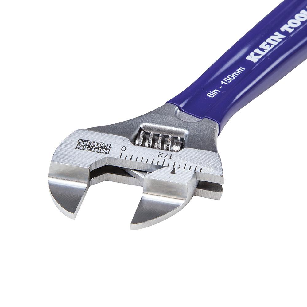 D86934 Slim-Jaw Adjustable Wrench, 6 Inch, Klein Tool