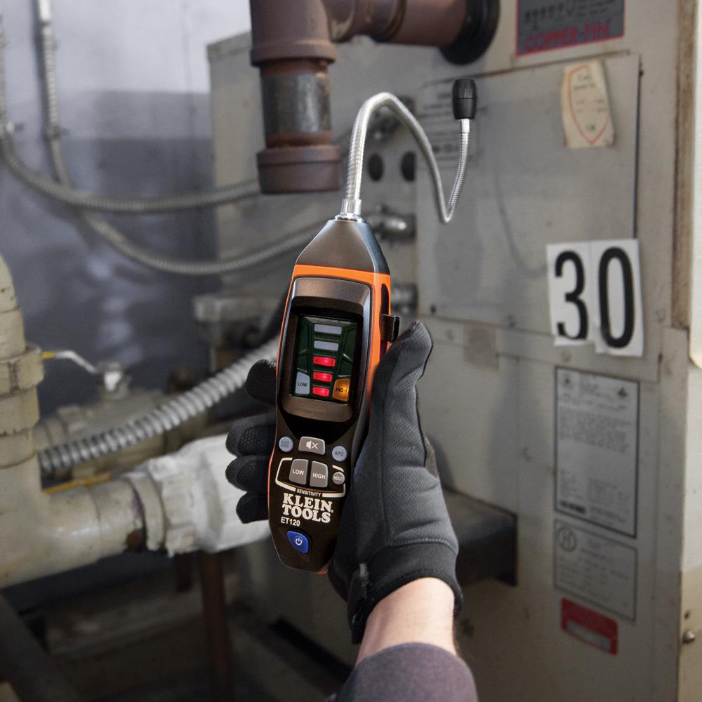 ET120 Combustible Gas Leak Detector, Klein Tool