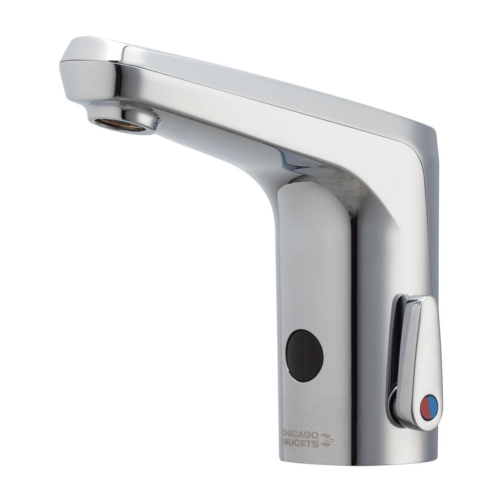 Lavatory Sink Faucet With Touch-Free Operation, Includes 6-V