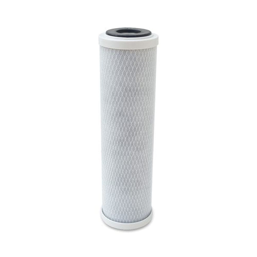 Carbon Block Filter Cartridge, Reduces Lead, Volatile Organic Compounds, Cyst, Chlorine, Taste, Odor and Sediments, 2.5 x 10 Inch, 0.5 Micron, Rated for 2,500 Gallons at 0.75 GPM, Atlas Filtri