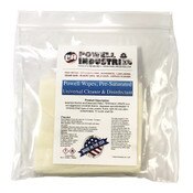 Ultra pure, lint free, commercial grade disinfectant wipes, 70% IPA isopropyl alcohol content, 140 Wipes per bag.