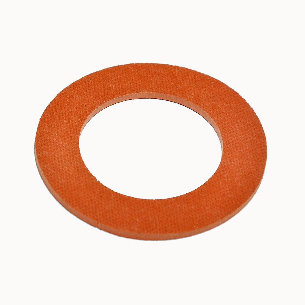 Waste Shoe Washer Flat RED RUBBER 3 X 1 7/8 X 1/8