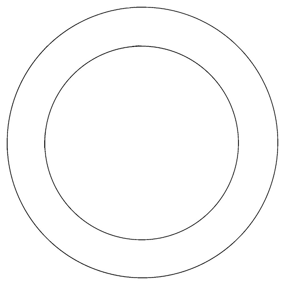Friction Ring Brass Plated 2 3/8 X 1 11/16 X 1/32