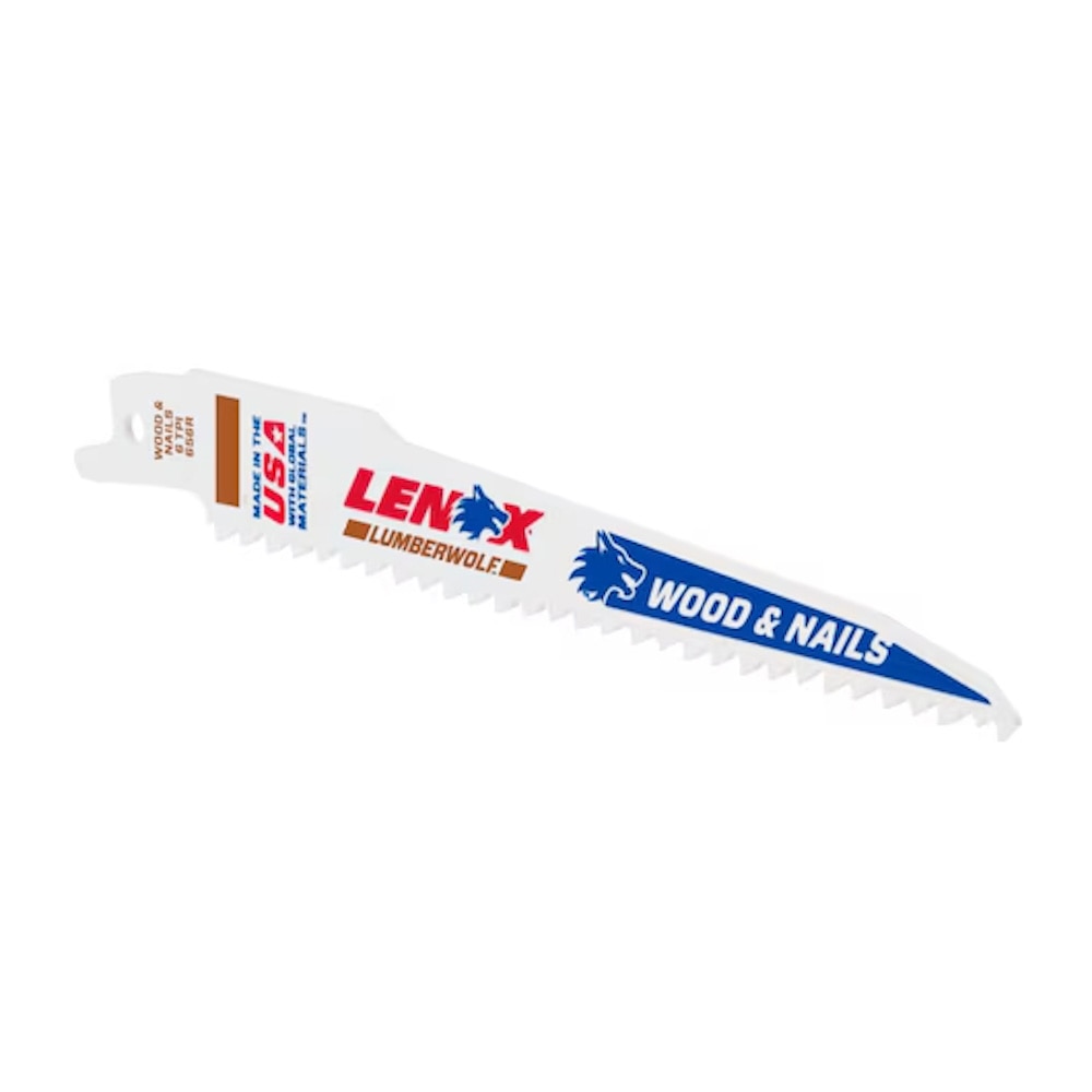 Reciprocating Saw Blades, 9 Inch x 6 TPI (5 PK), Lenox