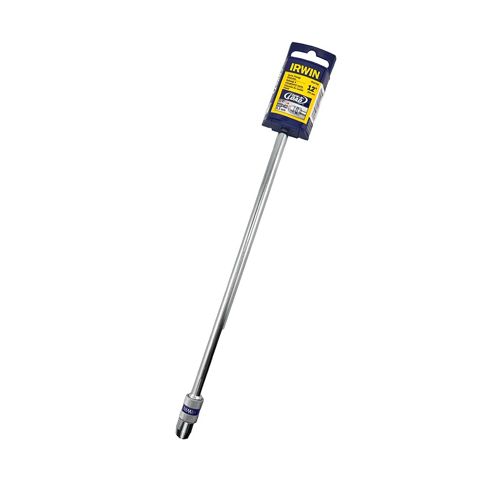 Drill Extension Quick Change Bit Holder, 12 In, 1/4 In, Irwin, Stanley
