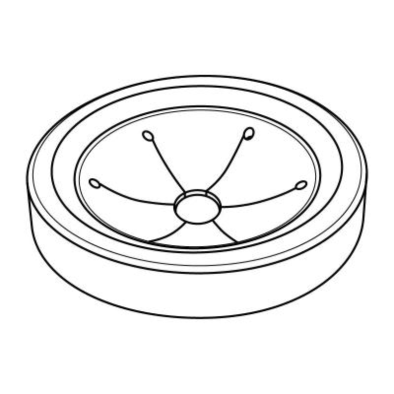 EZflo Disposer Shield Splash Guard Fits InSinkErator