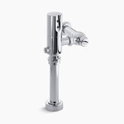 Toilet Flush Valve, Touchless, ADA, 1.28 GPF, Slow Closing, Includes 1.5 AA Batteries, Chrome