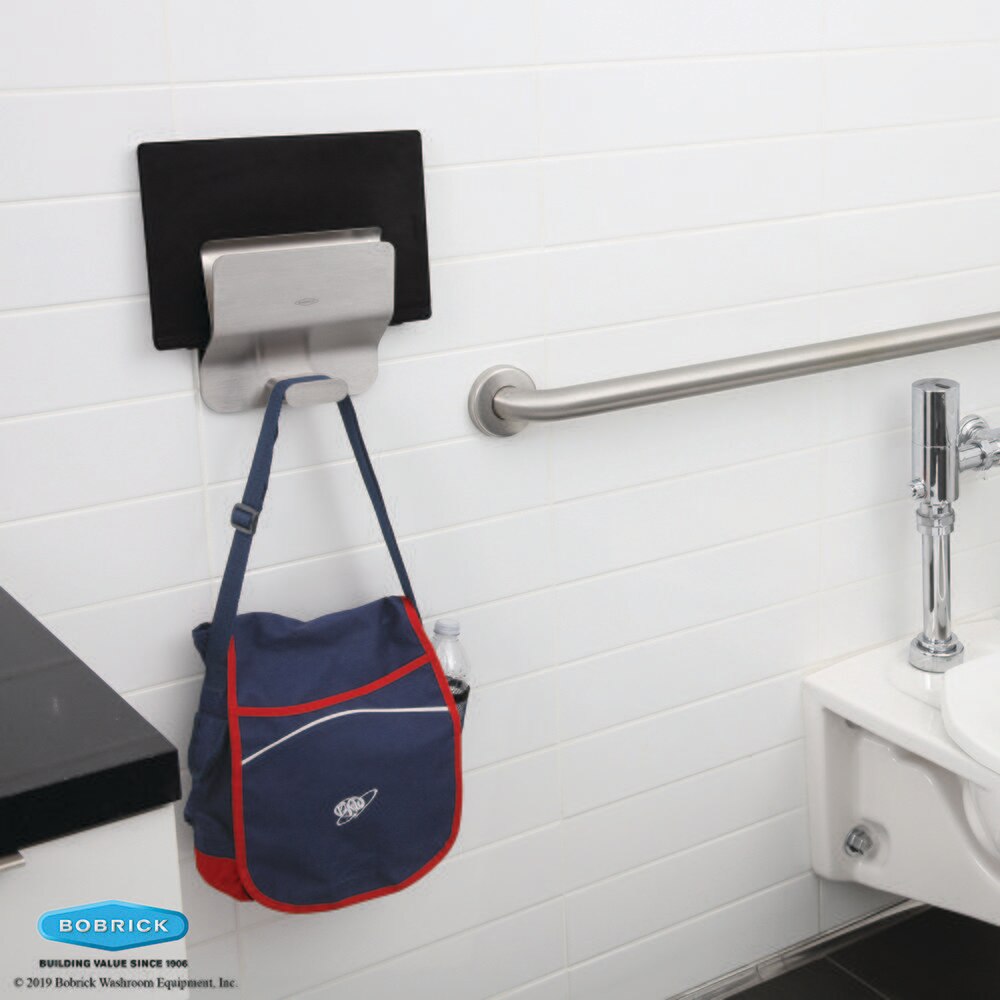 Klutch Mobile Device Holder, Wall-Mounted, 300 LB Capacity, Stainless Steel W/Satin Finish, Bobrick