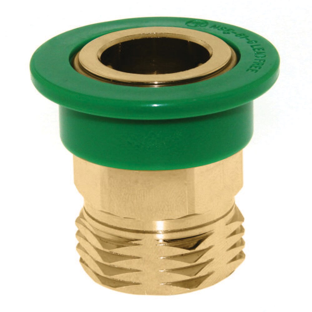Small Snap Aerator Coupling 3/4 Male Hose, Not Plated