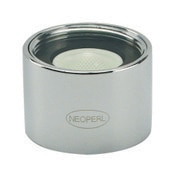 Aerator Large Female 0.5 GPM, 55/64-27 Inch Thread, Chrome, Low Flow, Vandal Resistant