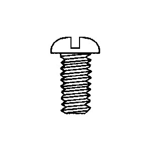 Bibb Screw Brass 3/8 In X 10/24 Thread