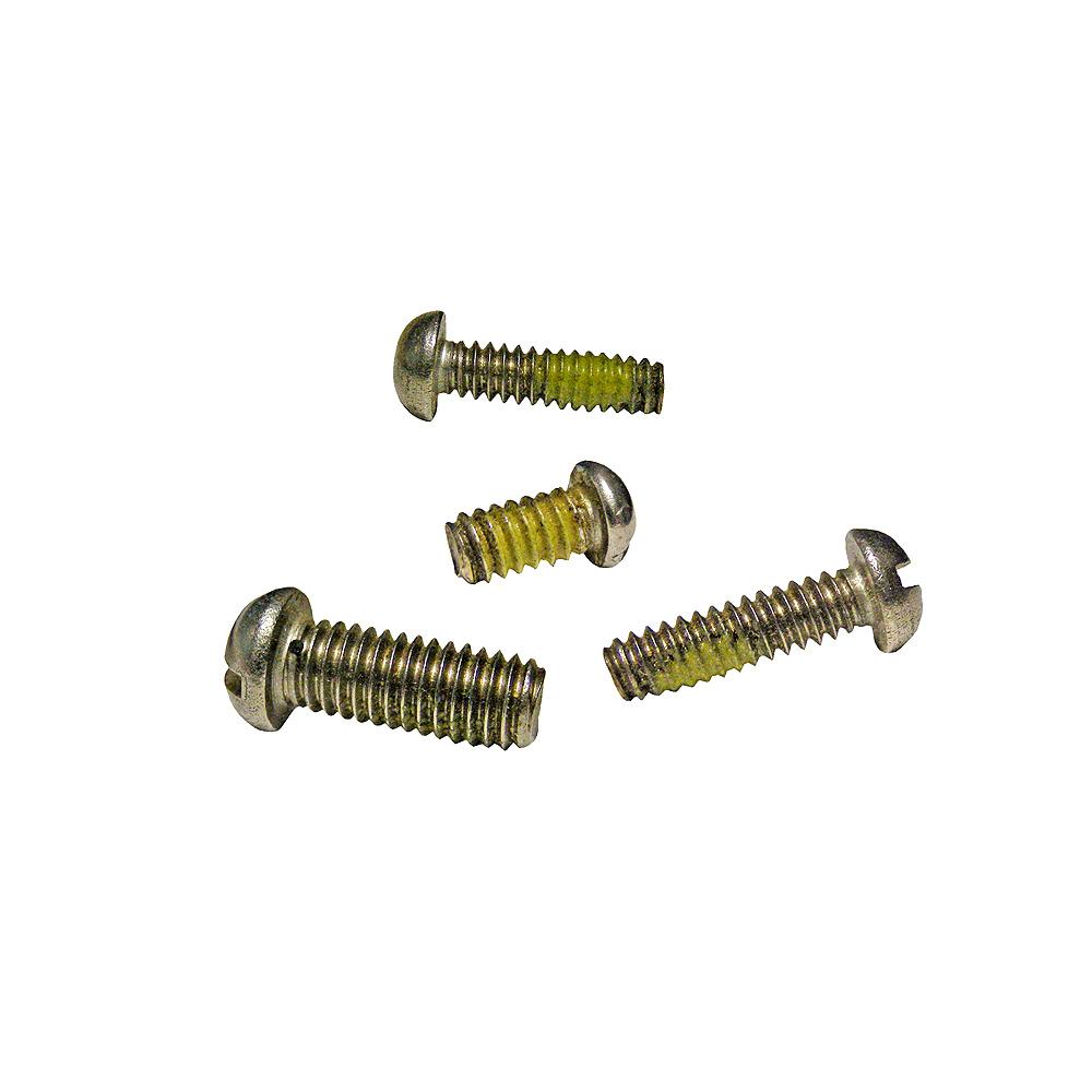 Bibb Screw Stainless steel 1/2 In X 10/24 Thread, Slotted Round Head